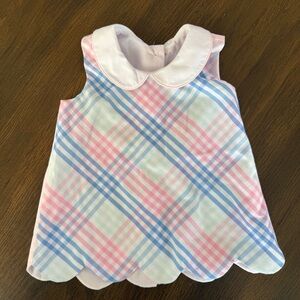 The Beaufort Bonnet Company Pink and Blue Plaid Dress